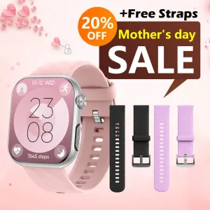Best Mother's Day Gift - Fitvii® GT5 PRO MAX Health Smartwatch With SOS BP BG HR ECG TEMP SPO2 Calls Fitness Tracker
