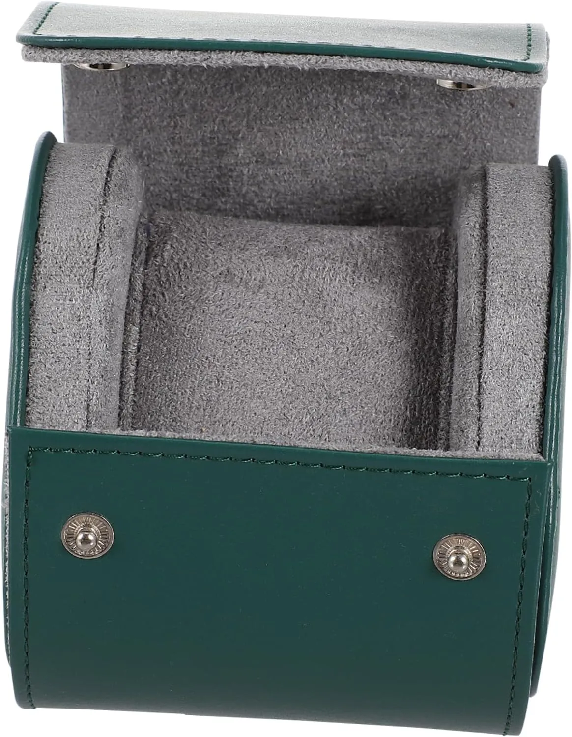 bis muse PU Storage Case for Mechanical Watches Elegant Organizer for Home Travel Use Durable Stylish Design Single Slot Watch Display Box Portable 