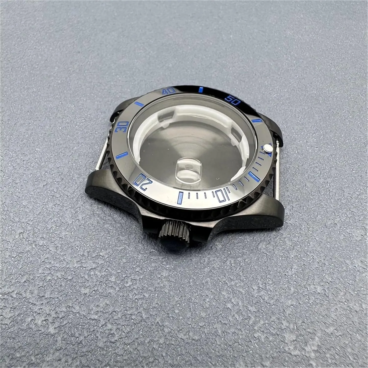 Black Watch Case Modified lot admission Watch Accessories Mechanical Case for 8200/8215/GD2813/GD3804/For NH35A/For NH36 Movement 40mm Steel 