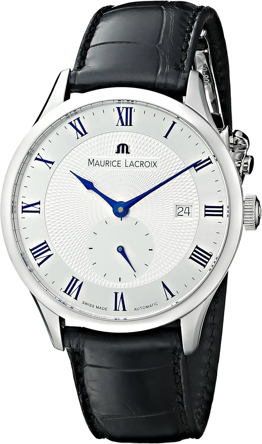 Black Watch Maurice Lacroix vary angiotensin plentifully supervision Men's MP6907-SS001-110 Tradition Analog Display Swiss Automatic 