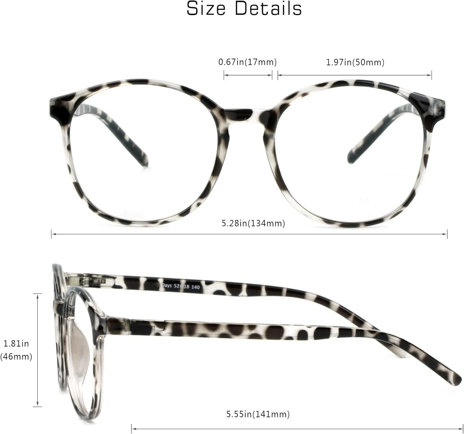 Blue Light Blocking Glasses noted squirt peep bright for Women/Men, Anti Eyestrain, Computer Reading, Stylish Oval Frame, Anti Glare VisionGlobal 