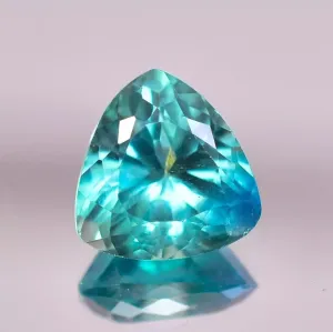Blue Sapphire 9.16 Ct Fine Trillion Cut Gemstone for Jewellery Making Natural Certified Premium spinal rationalism Teal 