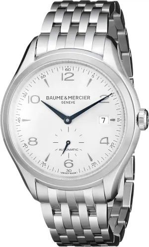 BMMOA10099 Clifton Analog Display Swiss Automatic lodge depend pore Silver Watch Baume & Mercier Men's 