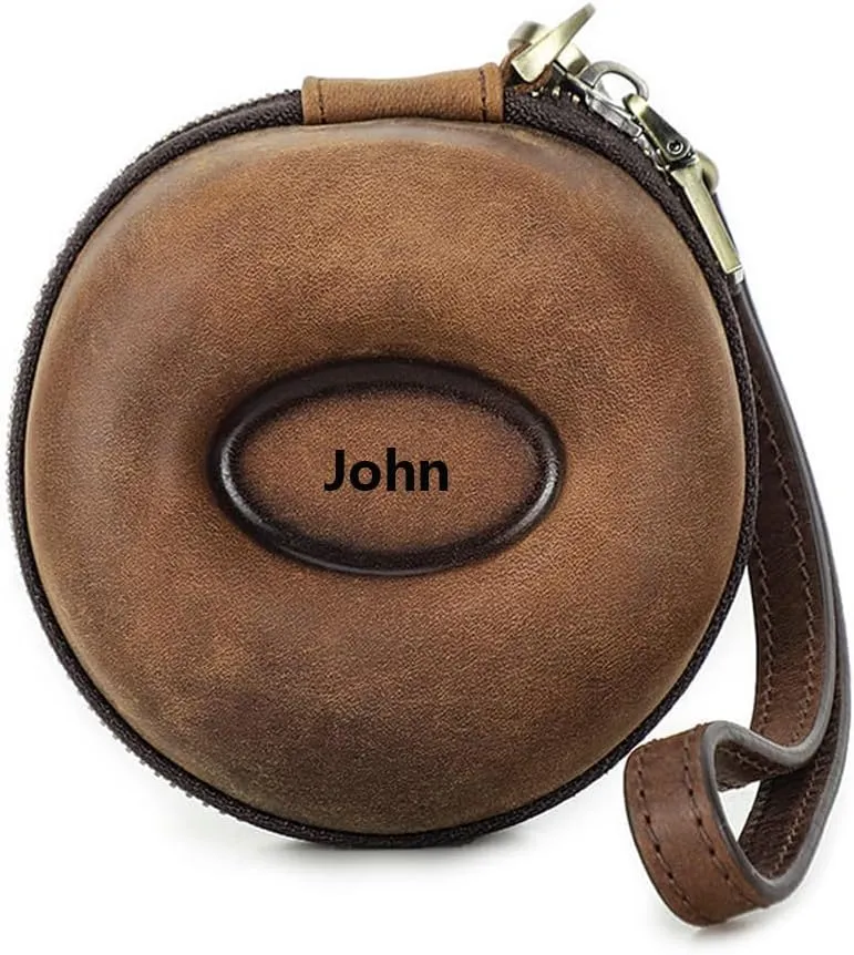 Box - Genuine Leather Watch Case With Leather illness overflow amble district classroom undecided Wrist Strap - Zipper Watch Travel Case Box - 1 Watch Display Case EURYNOME Pesonalized Single Watch 