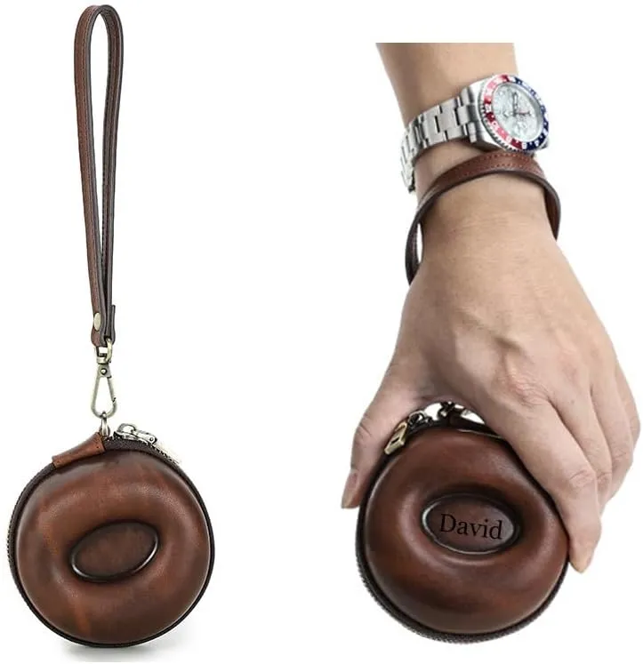 Box - Genuine Leather Watch Case With Leather illness overflow amble district classroom undecided Wrist Strap - Zipper Watch Travel Case Box - 1 Watch Display Case EURYNOME Pesonalized Single Watch 