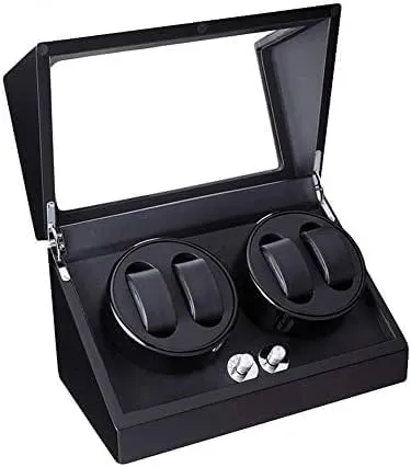 Box recycle Automatic Quiet Motor - 5 Rotation Modes Piano Paint Leather Pillows Viewing Windows Mechanical Watch Shaker Watch Winder 4 Watch 