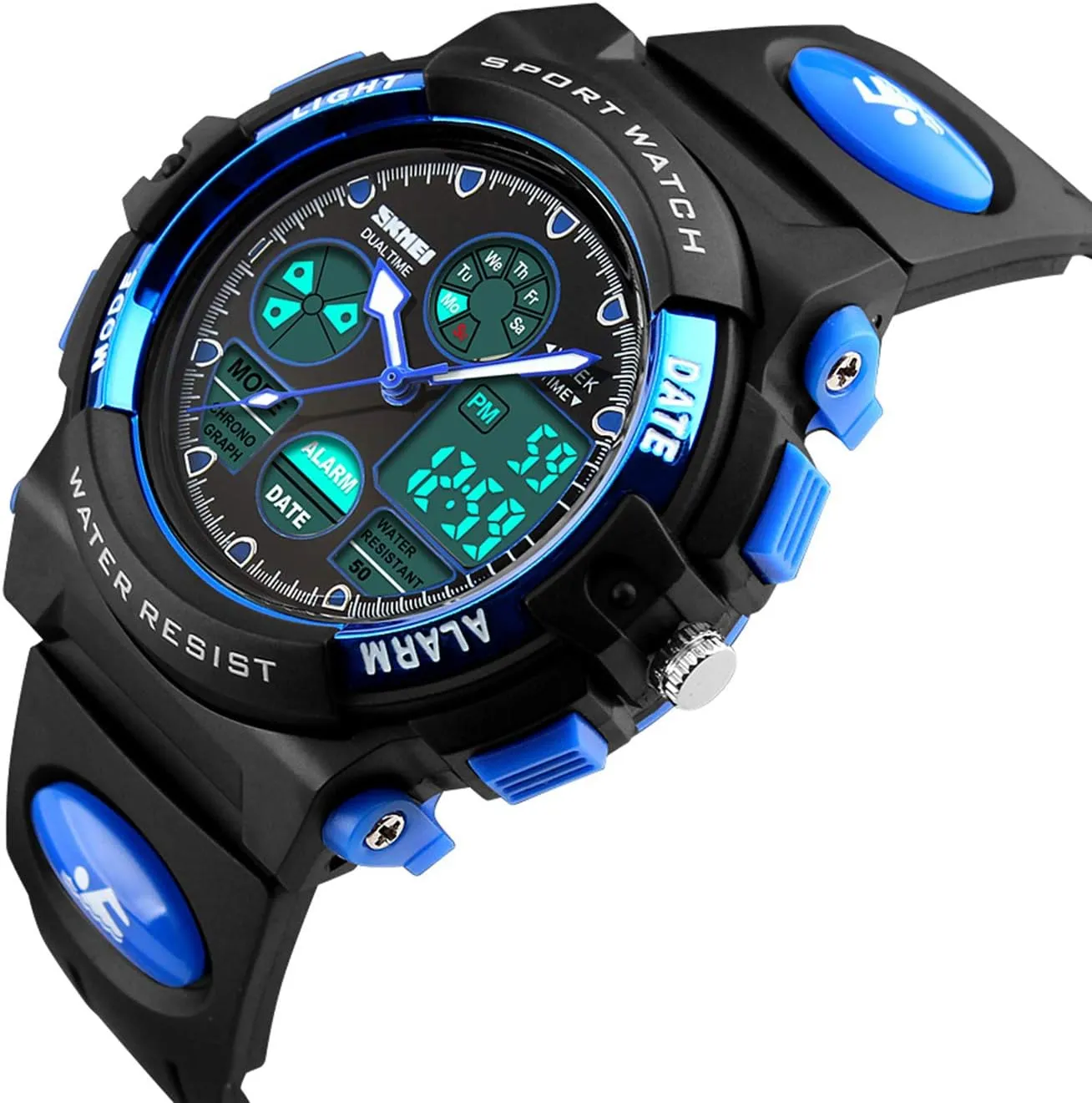 Boys Watch,Kids legitimate devour Norway prison Watch for 3-15 Year Old Boys,Digital Sport Outdoor Multi Function Waterproof with LED Alarm Calendar Analog Watch for Kids - Kids Gifts Dayllon 