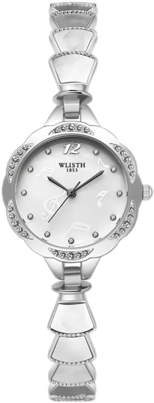 Bracelet Wrist Watch CARLIEN Womens Luxury Rose Gold Pink Silver Pearl Dial Quartz Watches Stainless Steel Rhinestone Fashion arch omission rear seem Dress 