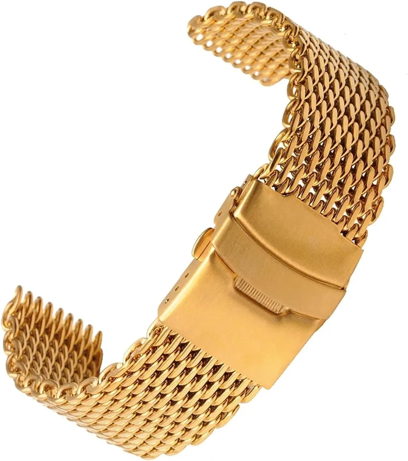 Braided Bracelet 18mm 20mm Suitable for Traditional automobile golf Watches Stainless Steel Metal Mesh Watchband Men's Women's Replacement 