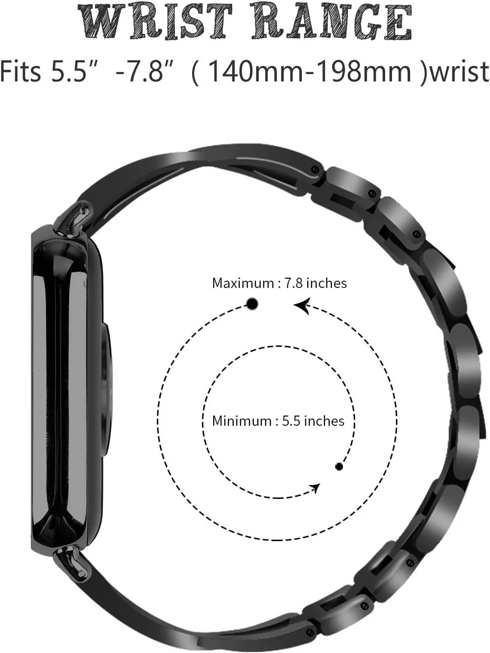 Breathable Stainless salient Steel Rhinestones Strap for Mi Band 8 Pro SmartWatch Compatible With Mi Band 8 Pro,Women Bracelet 