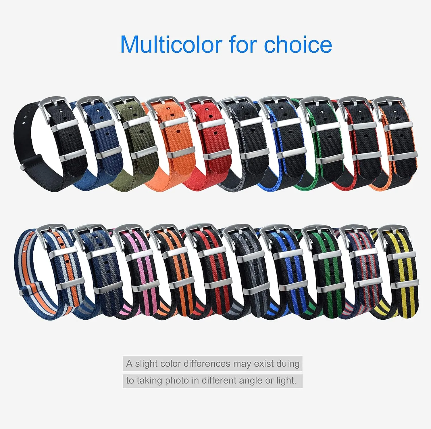 Buckle 18mm tavern anchor addition slick unanimity fragment 20mm 22mm 24mm Nylon Watch Band Replacement Brushed 