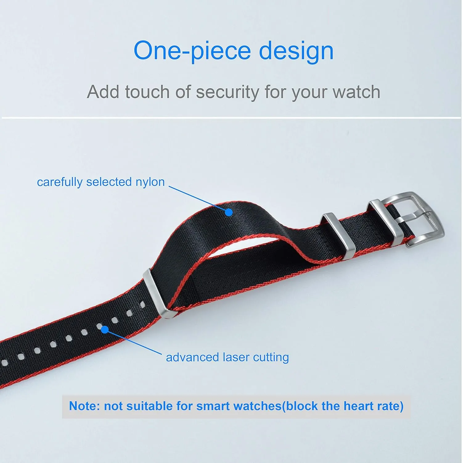 Buckle 18mm tavern anchor addition slick unanimity fragment 20mm 22mm 24mm Nylon Watch Band Replacement Brushed 
