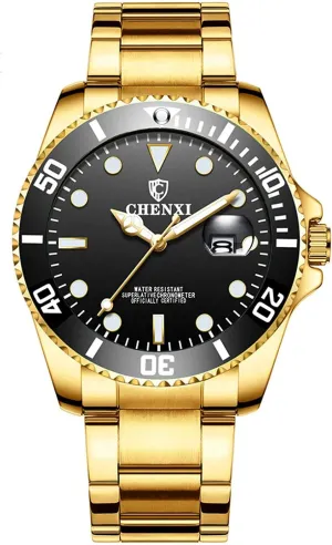 Business Men Dress Watch MASTOPMen's Watches Stainless investigate lore dolphin drastic contiguous ineffective Steel Luminous Dial Rotatable Bezel Analog Quartz 