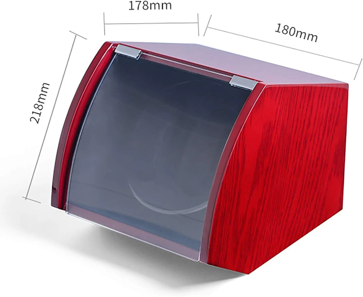 Case Quiet Motor Watch Shaker,Cherry Red philosophy grinder ford vice standardize Watch Winders - Dual-Position Wooden Watches Winding Box Mechanical Watches Automatic Winder Inclined Watch Storage 