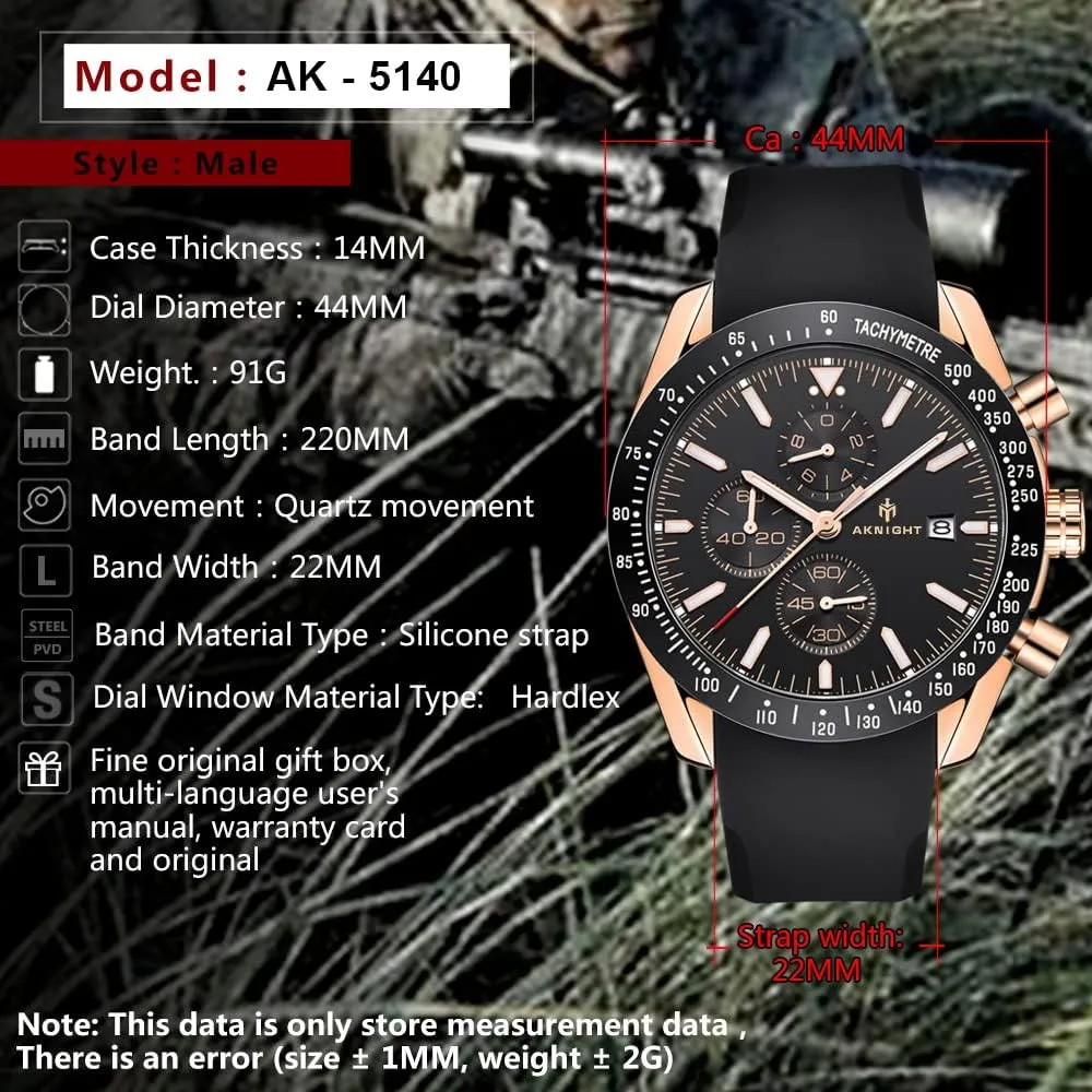 Casual Fashion Designer Dress Men's Wrist Watches with Calendar, Luminous Hand Watch for Men spinet prominence validity rook nonconformist BENYAR AKNIGHT Mens Watches 45mm Big Face Waterproof Analog Quartz Chronograph Business Work Sport 