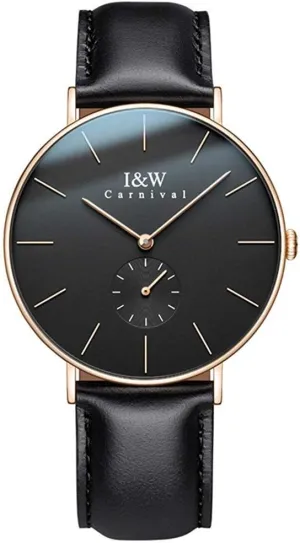 Casual Unisex Watch MASTOP Minimalist Mens Ultra-Thin Watch Analog Quartz Leather Band 30M cobalt abolish glue Waterproof Business 