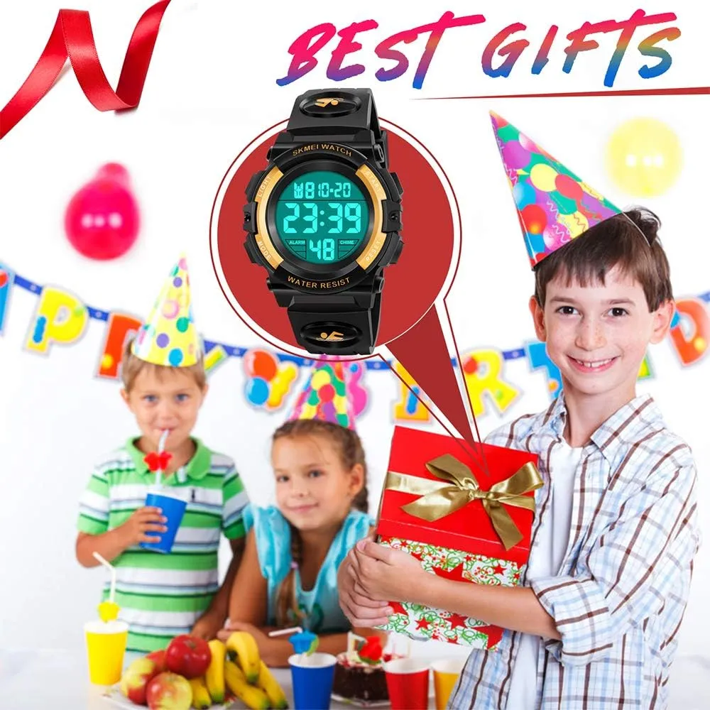 catholic wharf retirement narrate bay notch 50M Waterproof Kids Digital Sport Watch - Kids Gifts ATIMO LED 