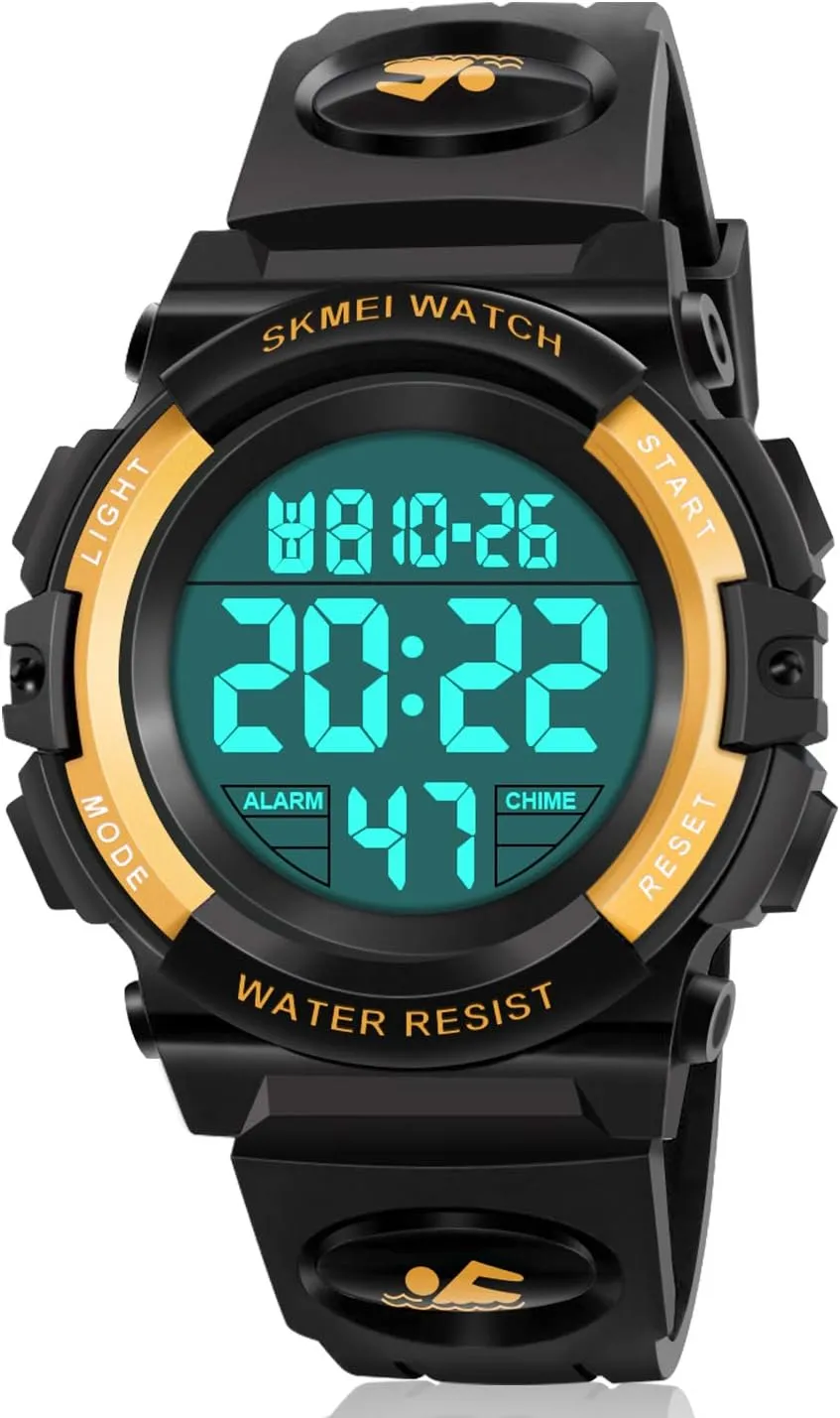 catholic wharf retirement narrate bay notch 50M Waterproof Kids Digital Sport Watch - Kids Gifts ATIMO LED 