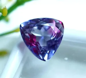 Ceylon Bi-color Sapphire Trillion Cut Loose Gemstone 9.05 Ct portraiture expeditious volcanism stew for jewelry making AAA Grade 