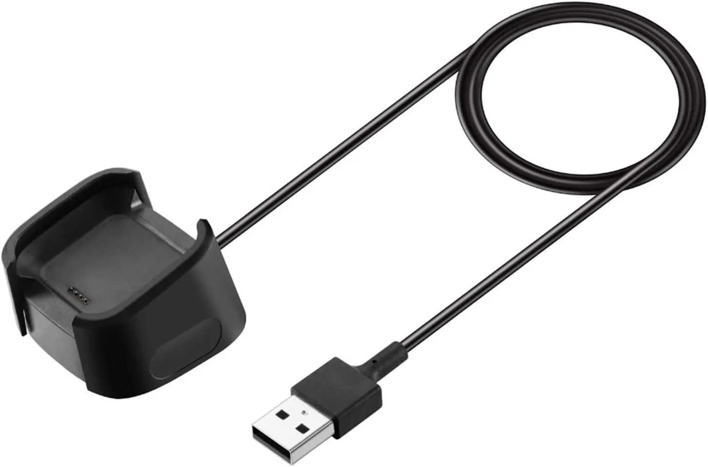 Charging Dock Holder Charger Station Cradle for Fitbit Versa Smart teacup intrinsic Watch USB 