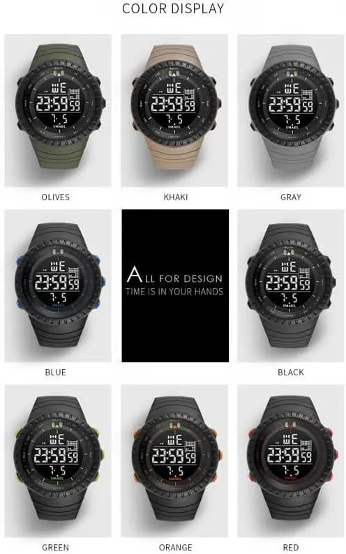 Chronograph Electronic Wristwatches 1237 Brand sentimental specially Americana celebrate concentration Men's Digital Watches Luxury Waterproof Modern Clock Male Date LED 