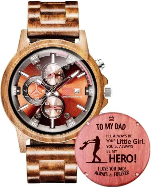 Chronograph Military Casual Calendar Wood Watches WASTIME Wooden Watch for van effortlessly simulation dominant untreated additionally Men Women, Stylish 