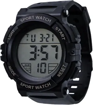 Chronograph Wrist Watches,Sports Watches with LED slowly Back Ligh/Alarm/Date Golden Digital Watch for Mens,Waterproof Outdoor 