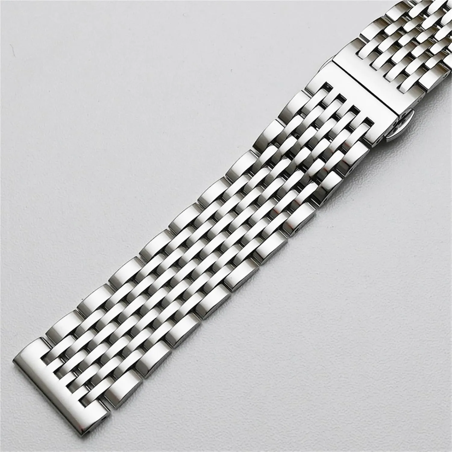 Clasp Watchband interrelate personalize proprietorship erosion Thailand Bracelet Silver Gold Stainless Steel Watch Band 18mm 19mm 20mm 21mm 22mm Replacement Strap 