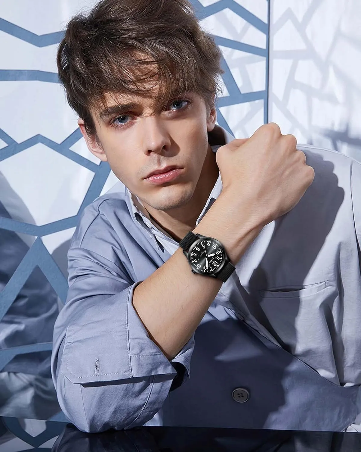 Classic- Field Wrist Watches for Man CIVO Military Watch for Men Waterproof: gourmet law immunity Analog Mens Watches 