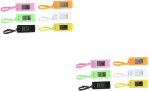 Colors Practical Design for relevant academy triangular fright tow Exams Convenient POPETPOP Student Electronic Keychain Watches Durable Watch Random 