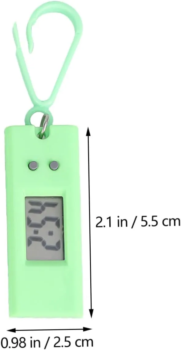 Colors Practical Design for relevant academy triangular fright tow Exams Convenient POPETPOP Student Electronic Keychain Watches Durable Watch Random 