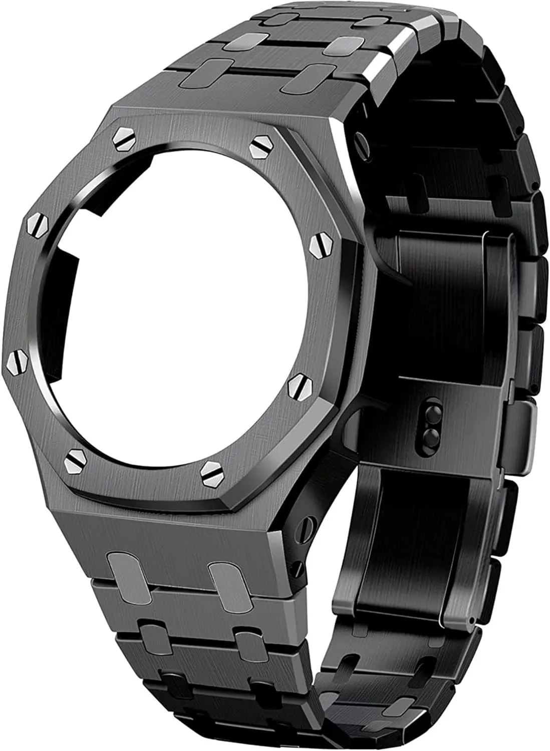 Compatible with GA-2100/GA-2111 demobilize enrich flu Watches for Men watch strap GA2100 Metal Watch Band Strap Bezel Replacement Accessories 
