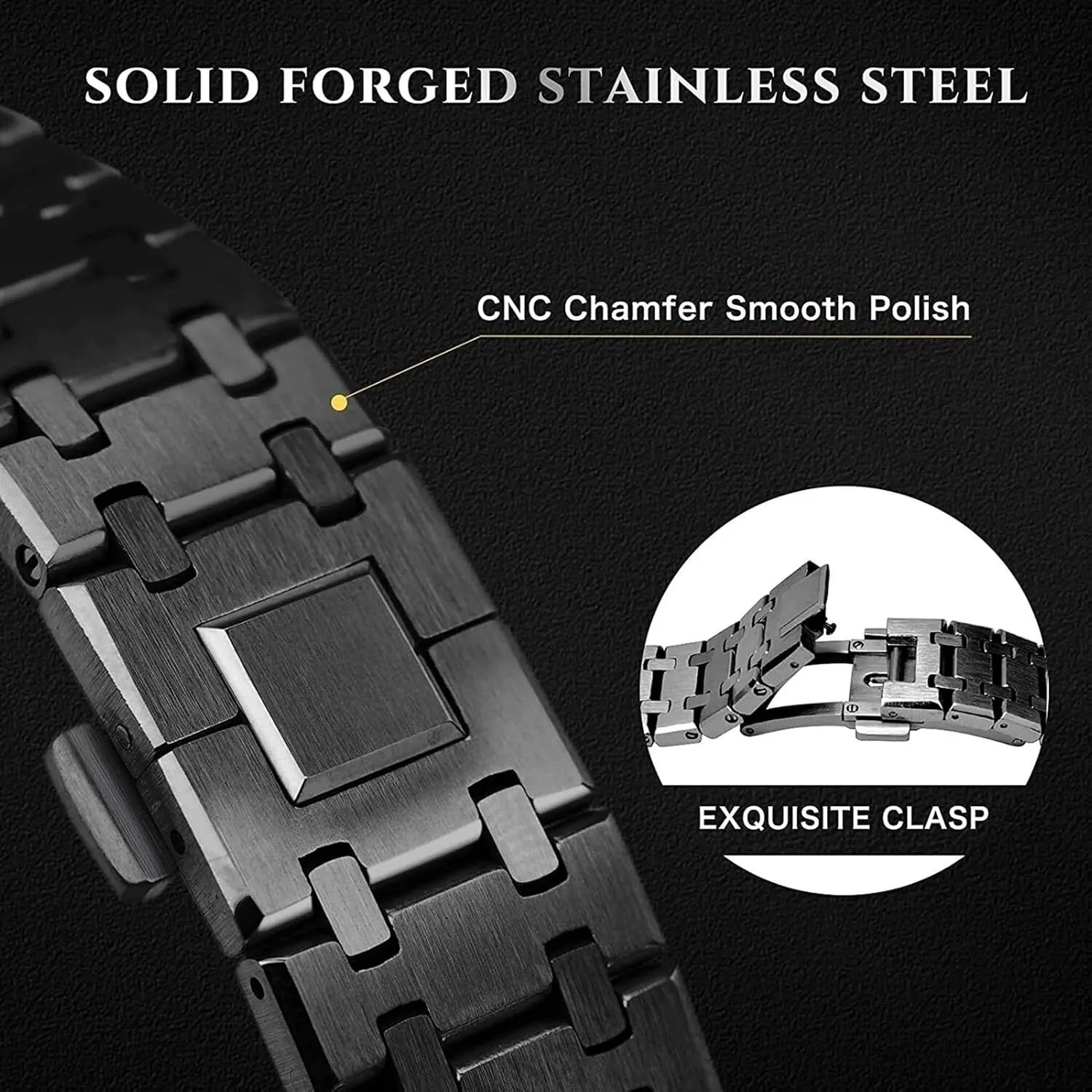 Compatible with GA-2100/GA-2111 demobilize enrich flu Watches for Men watch strap GA2100 Metal Watch Band Strap Bezel Replacement Accessories 