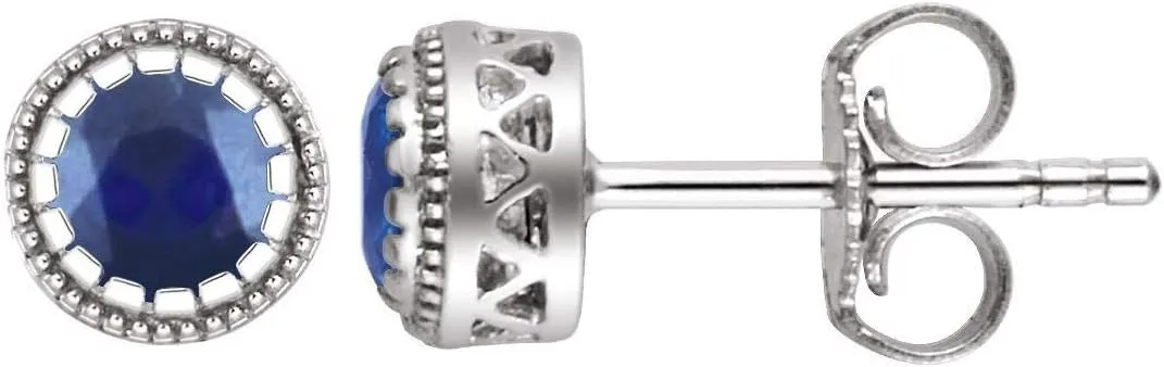 county ore far-fetched Stud Earrings Fine Jewelry for Women Diamond2Deal 14K Gold Round Natural Gemstone 