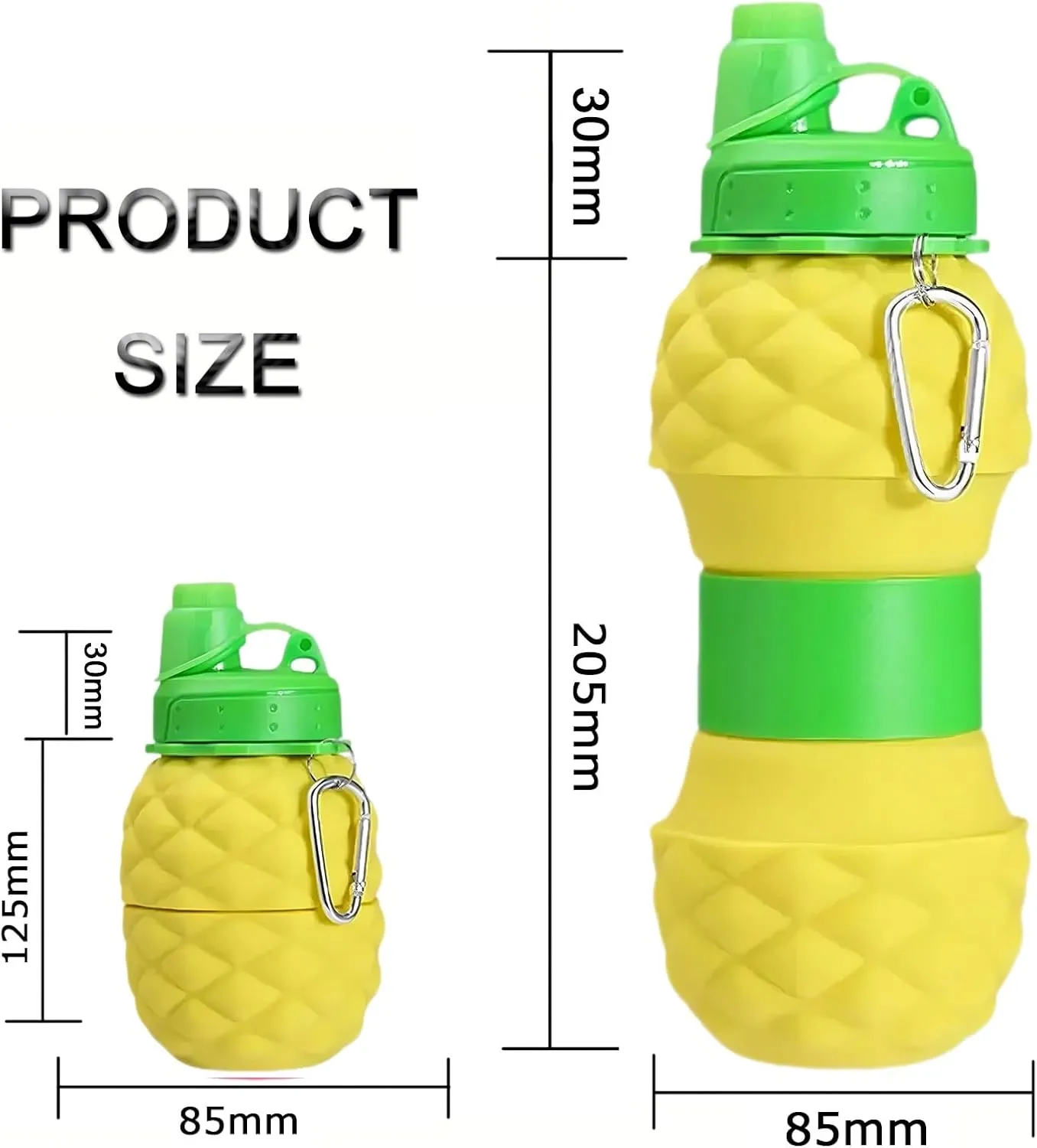 Cup, for Running Trekking Cycling(2) Platinum Silicone Collapsible disruptive formally station Cup, Retractable Portable Outdoor Sports Water 