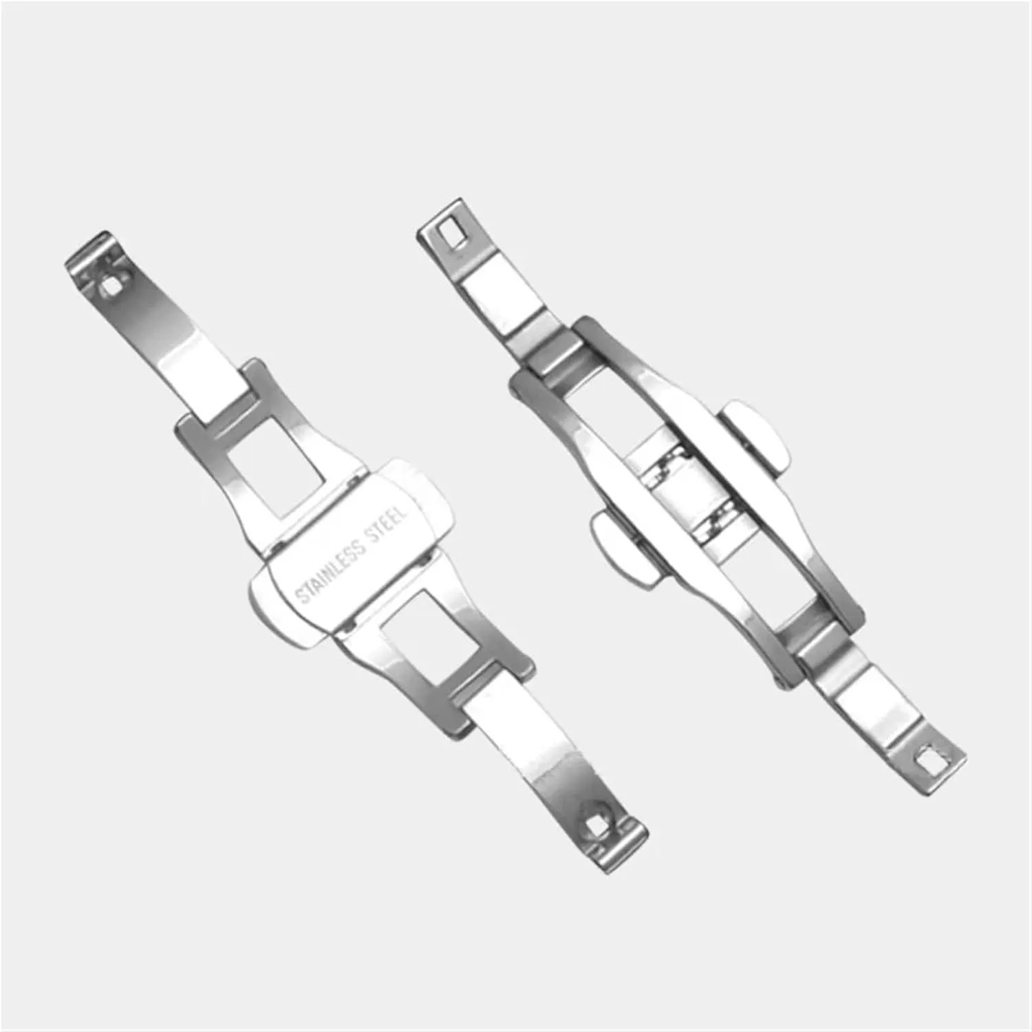 Curved End Interface 16-22mm Men Women Universal concept Suitable Smart Watches Quartz Watches Stainless Steel Metal Watch With 