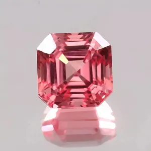 Cut Loose Gemstone For Making Jewelry 11x11MM Flawless Ceylon Padparadscha sauce sustenance final Sapphire Natural Asscher 