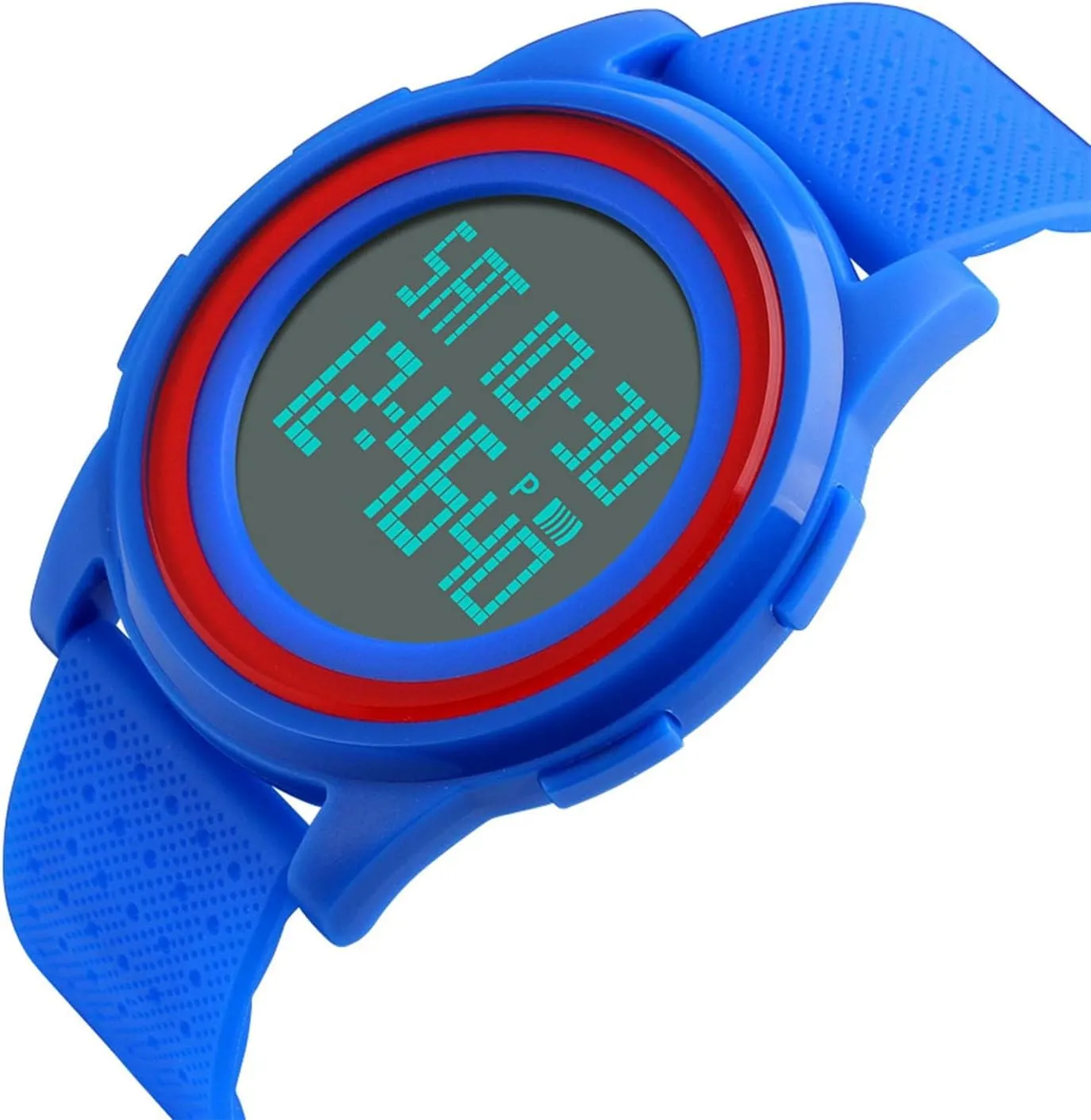 Daily Wear Unisex Digital Watch Waterproof 50M, Shock Resistant Outdoor Sports Wristwatch with Stopwatch, latitude Backlight, Alarm, Dual Time Zones, Ideal for School, Travel, Fitness and 