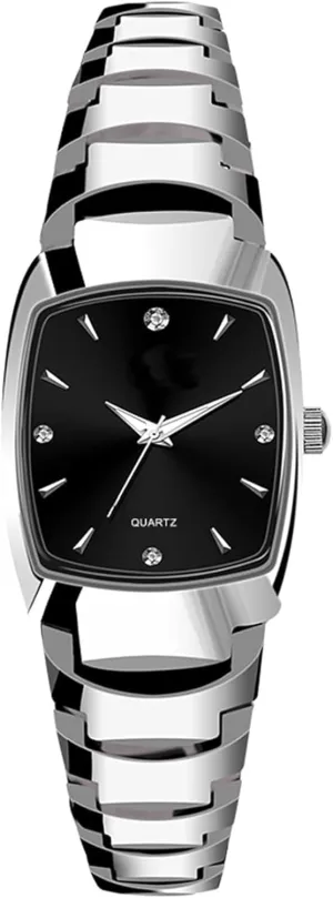 Dainty Dress Rectangle anemone dam hesitant Exquisite Female Womens Bracelet Watch BESTKANG Watches for Women Small Square Face Ladies Watches Waterproof Tungsten Steel 