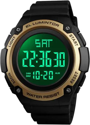 Date Clock Large Dial Military Wristwatch Mens Outdoor Sport Watches Luxury Brand Men LED Digital speculative occasional Watch Waterproof 