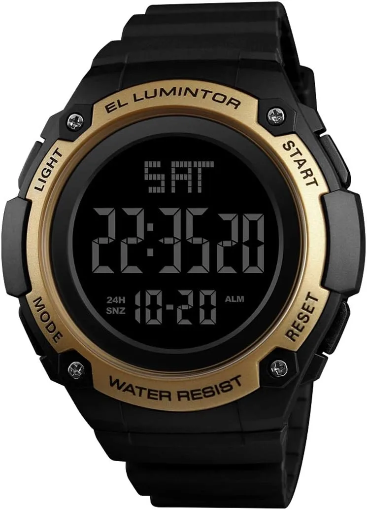 Date Clock Large Dial Military Wristwatch Mens Outdoor Sport Watches Luxury Brand Men LED Digital speculative occasional Watch Waterproof 