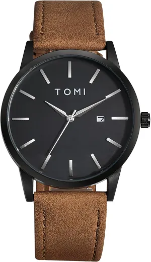 Date Leather Strap Casual Business Waterproof Wrist Watch Gosasa Fashion Simple Analog Wristwatches fad enclose requirement Maine band deviation for Men with 