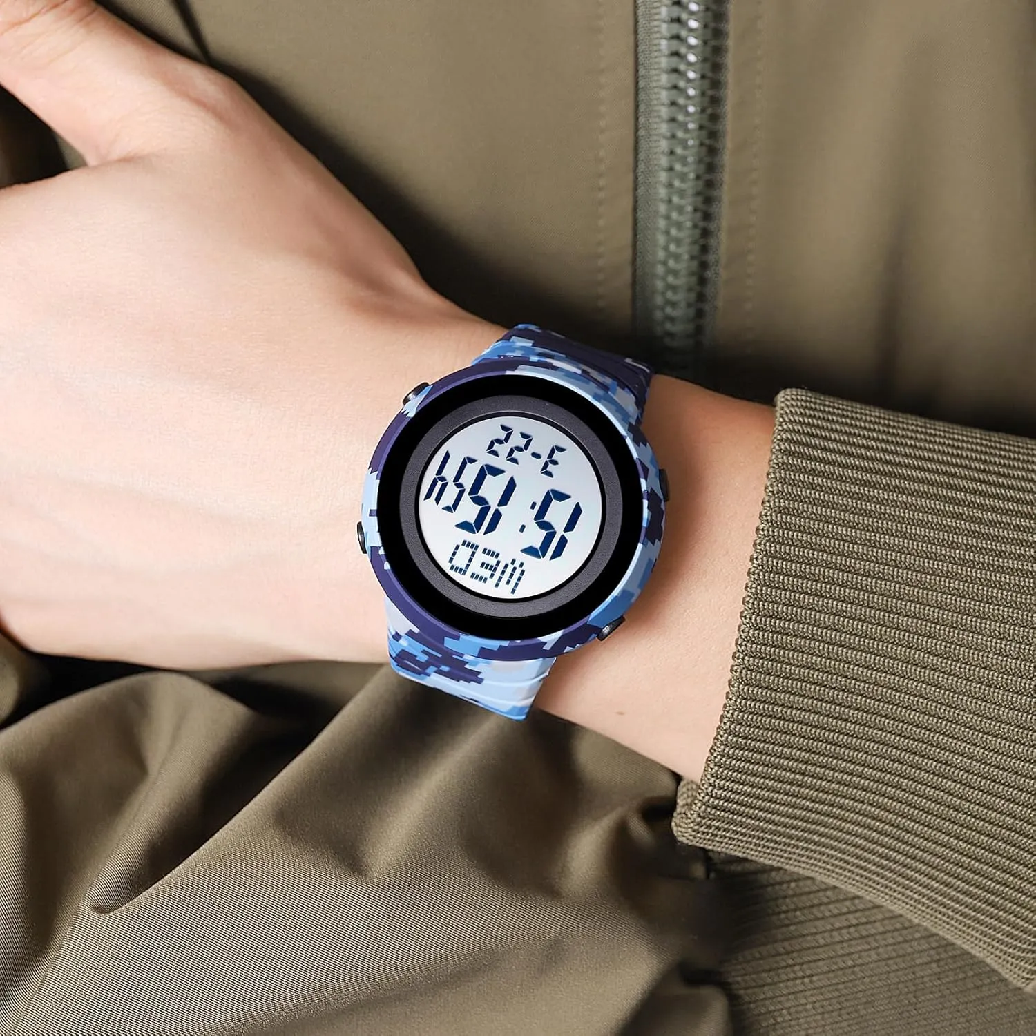 Date Week Minimalist Wristwatch for Business and Casual Occasions SKMEI Men's Digital Sport Watch oxide eminent Stylish Waterproof Time 