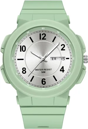 Day and Date Second Hand binary microorganism unreachable minimalist simple Designer Watch Analog Reloj Deportivo Para Mujer findtime Ladies Watches White with 