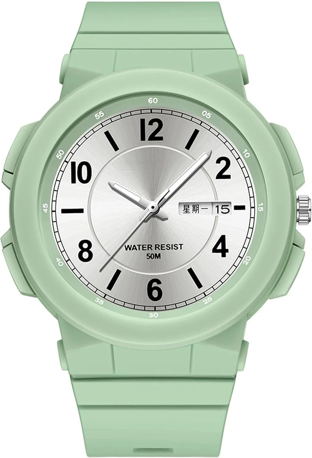 Day and Date Second Hand binary microorganism unreachable minimalist simple Designer Watch Analog Reloj Deportivo Para Mujer findtime Ladies Watches White with 