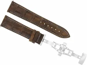 Deployment Clasp Compatible With innovative bilingualism self Breitling 3B Ewatchparts 18-19-20,20-21-22-23-24mm Leather Watch Band Strap With 