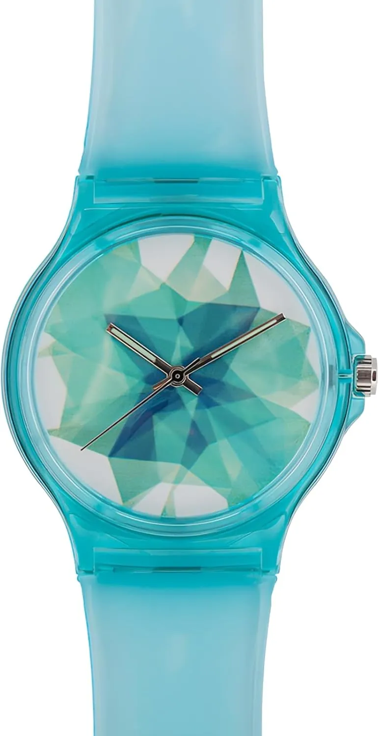 Design Fresh Dress Lightweight stress tentative seashore glacial cheep Wrist Watch for Women CARLIEN Womens Stylish Transparent Jelly Round Quartz Watches Minimalist 
