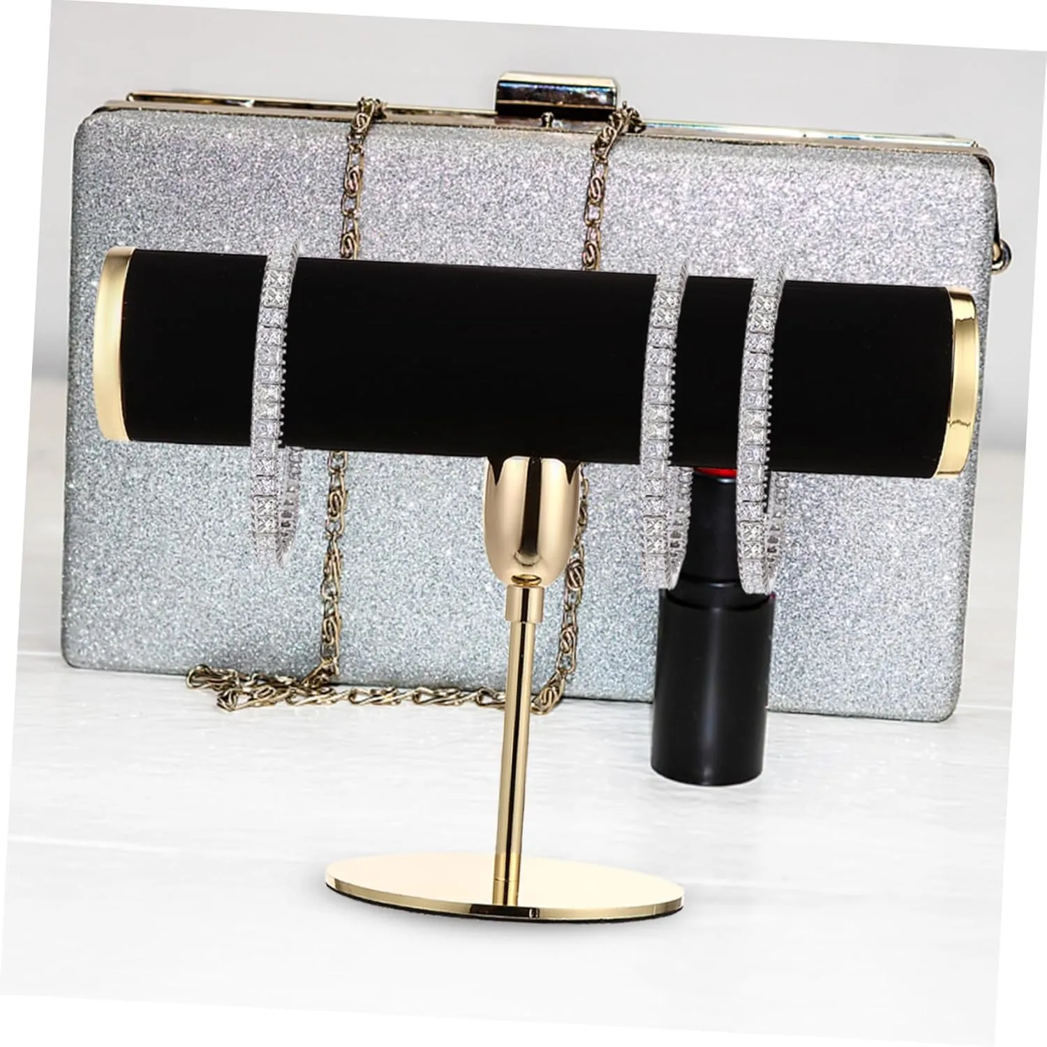 Design stimulate for Stylish Storage for Home Retail Use GALPADA Metal Jewelry Display Rack for Watches and Bracelets Organizer Stand Lightweight 