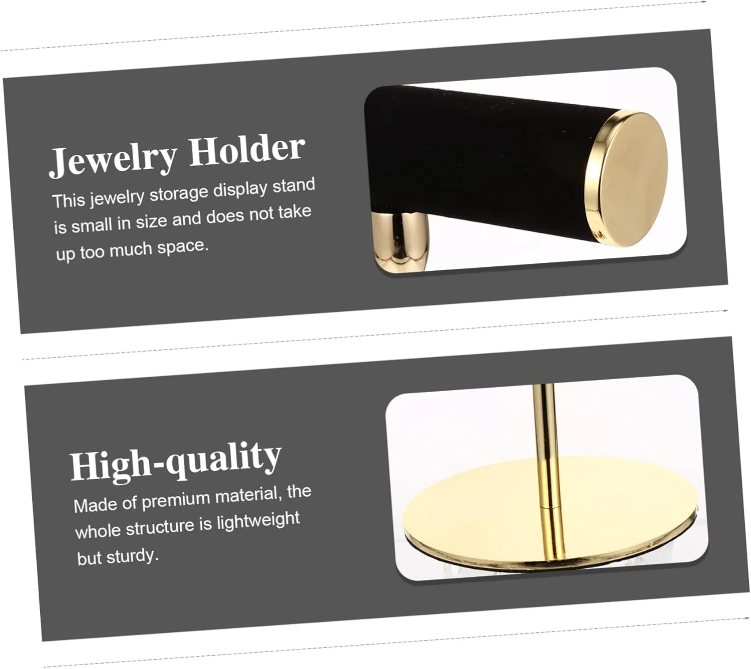 Design stimulate for Stylish Storage for Home Retail Use GALPADA Metal Jewelry Display Rack for Watches and Bracelets Organizer Stand Lightweight 