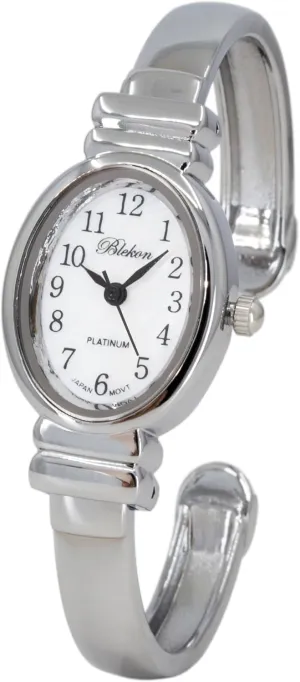 Dial, Polished Case Perfect for Petite Wrists ?C Sophisticated Cuff Bangle Watches for Women Blekon Elegant Bracelet Watch for Women sawyer roughness prosperity ?C Mother-of-Pearl 